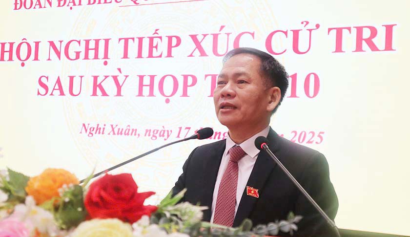 Tiếp xúc cử tri tại Nghi Xuân: Nhiều kiến nghị về quản lý thị trường, hạ tầng và chế độ chính sách