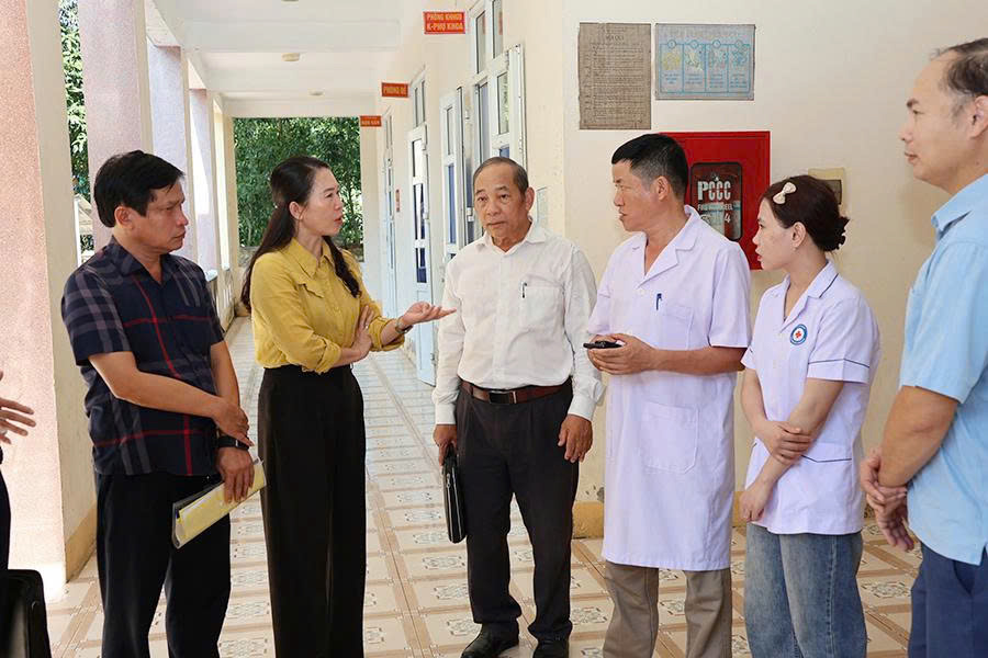 Khảo sát y tế cơ sở sau sắp xếp tại Phúc Trạch, Hương Đô