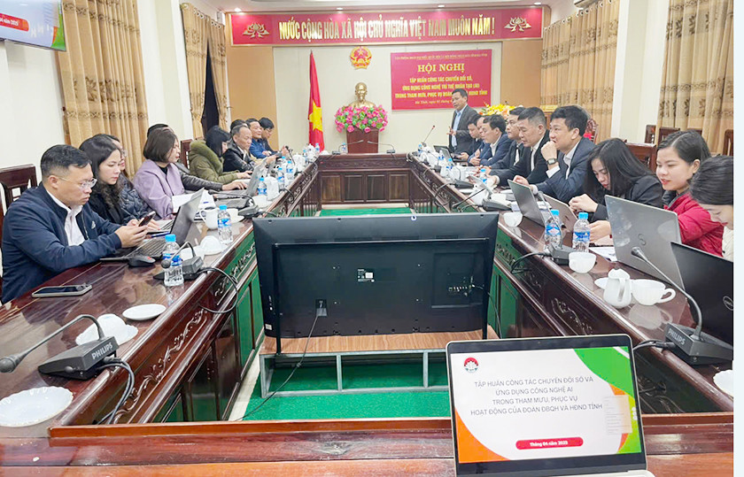 Chuyển đổi số, ứng dụng trí tuệ nhân tạo (AI) trong công tác tham mưu, phục vụ Đoàn ĐBQH và HĐND tỉnh