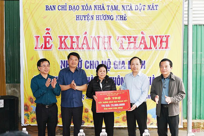 Bí thư Tỉnh ủy Nguyễn Duy Lâm đề nghị tập trung triển khai chương trình xóa nhà tạm, nhà dột nát đảm bảo tiến độ