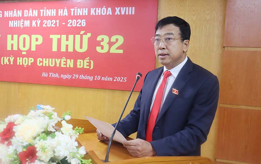 Khai mạc kỳ họp thứ 32 Hội đồng nhân dân tỉnh khóa XVIII