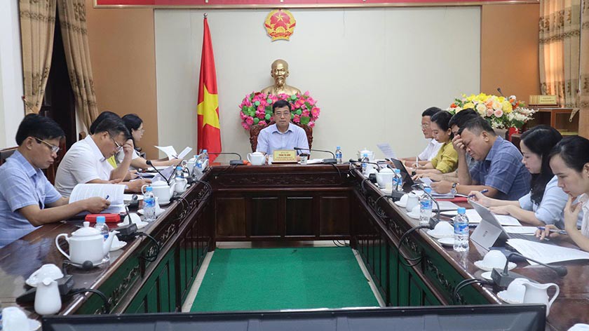 Tập trung hoàn thiện các nội dung trình Kỳ họp họp thứ 30 HĐND tỉnh