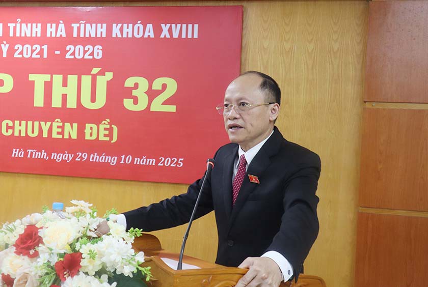 Ông Nguyễn Hồng Lĩnh được bầu giữ chức Chủ tịch HĐND tỉnh Hà Tĩnh khóa XVIII, nhiệm kỳ 2021 - 2026