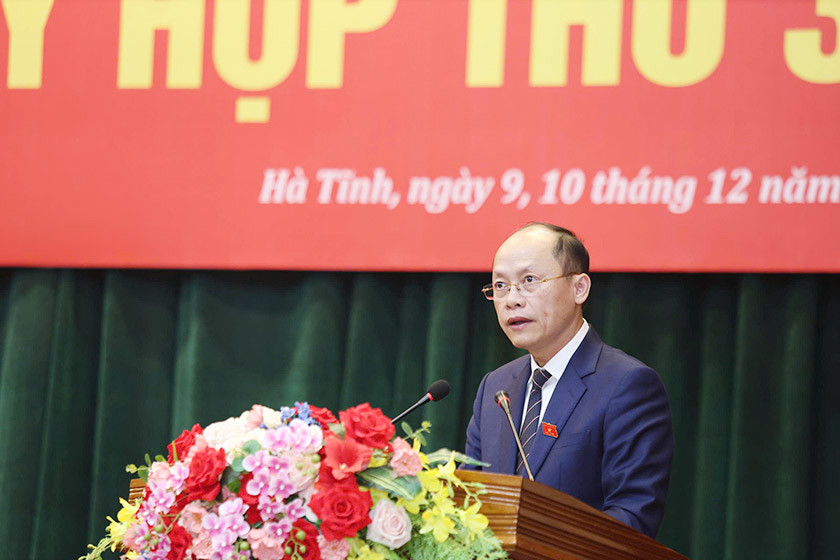 Thông qua 36 nghị quyết tại Kỳ họp thứ 34 của HĐND tỉnh Hà Tĩnh