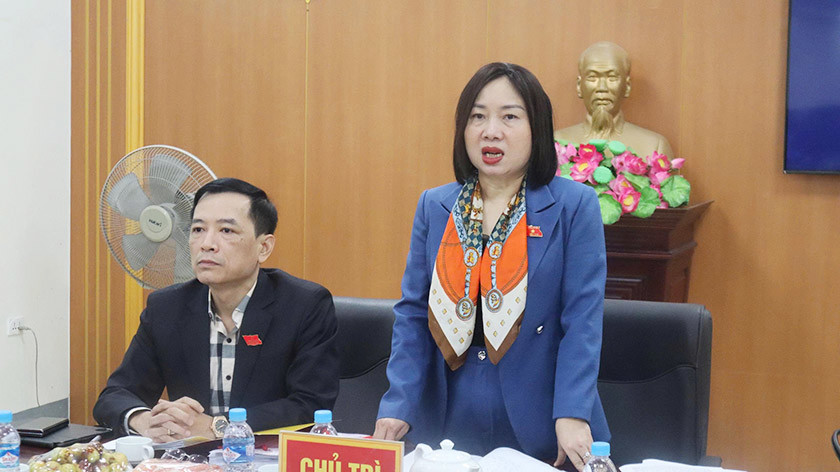 Tổ đại biểu HĐND tỉnh địa phận Nghi Xuân thảo luận tổ trước kỳ họp thứ 34