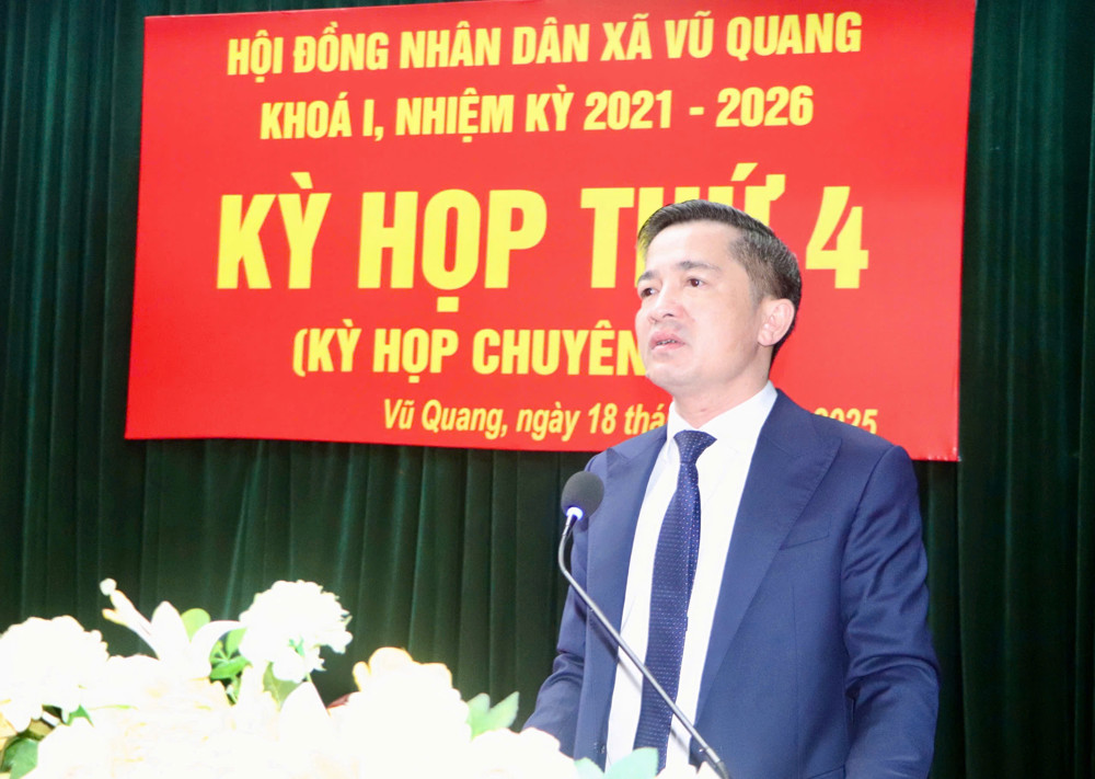 HĐND xã Vũ Quang ban hành 3 Nghị quyết quan trọng