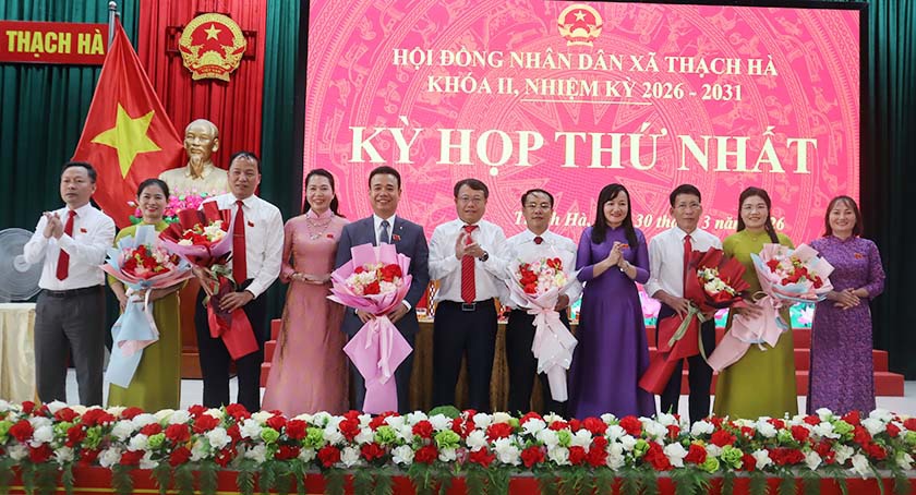 HĐND xã Thạch Hà hoàn thành bầu các chức danh chủ chốt nhiệm kỳ mới