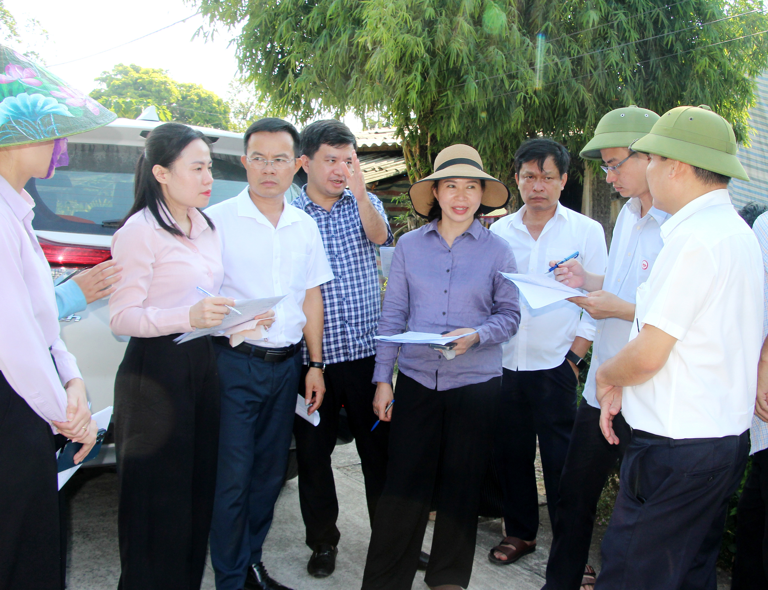 Ban Văn hóa - Xã hội Hội đồng nhân dân tỉnh khảo sát việc đặt tên đường tại các phường trung tâm của tỉnh