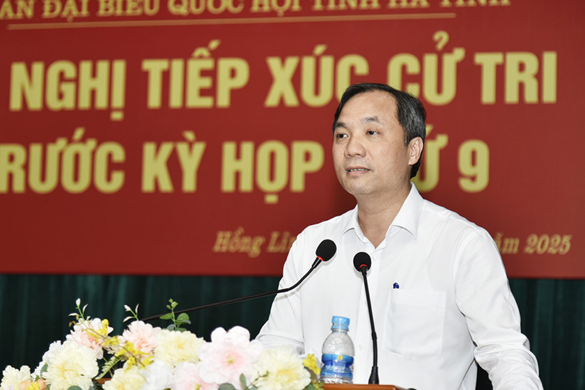 Cử tri TX Hồng Lĩnh kiến nghị nhiều nội dung thiết thực tới Đoàn ĐBQH Hà Tĩnh