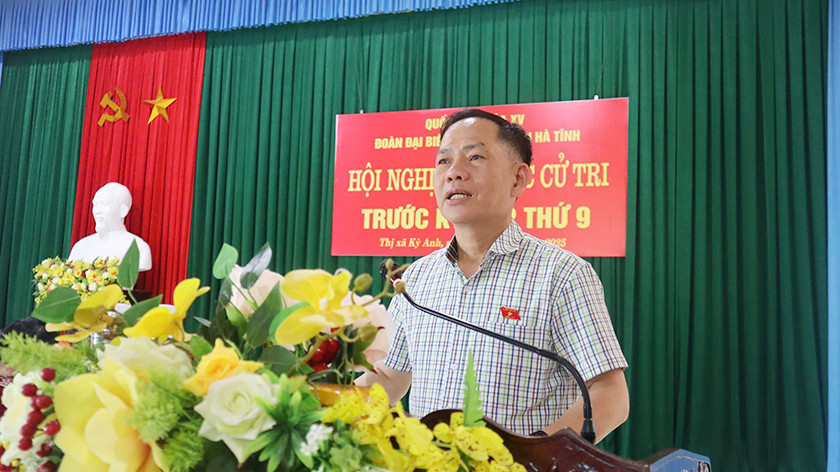 Đại biểu HĐND tỉnh tiếp xúc cử tri tại Thị xã Kỳ Anh