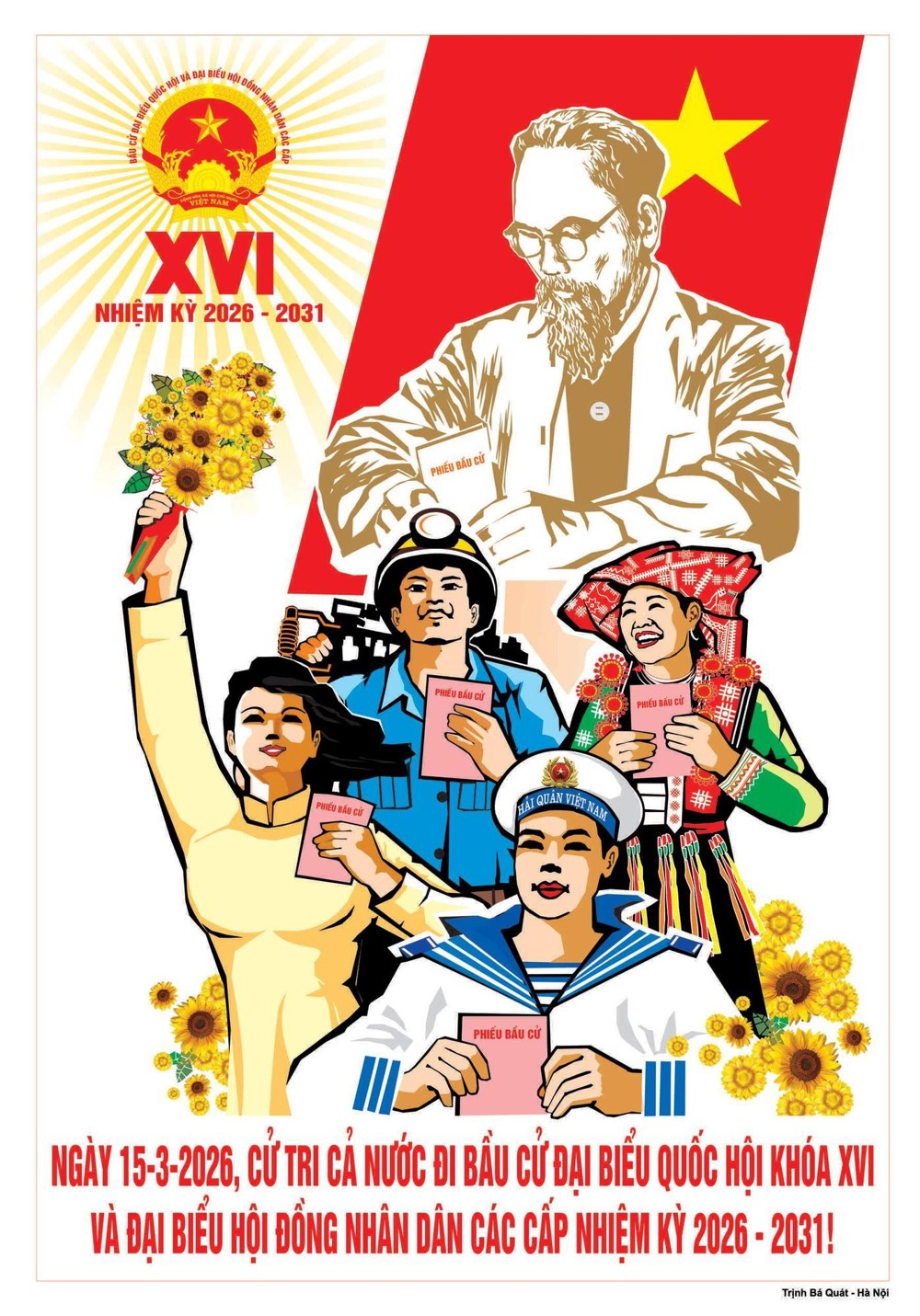 Cách để cử tri là người di cư tự do, sinh viên, công nhân tham gia bầu cử