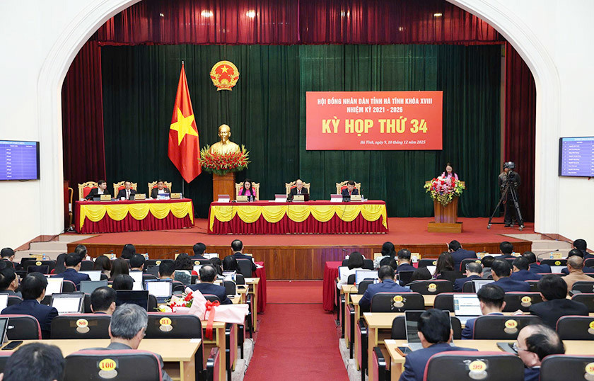 HĐND tỉnh Hà Tĩnh họp kỳ 35 vào ngày 27/2