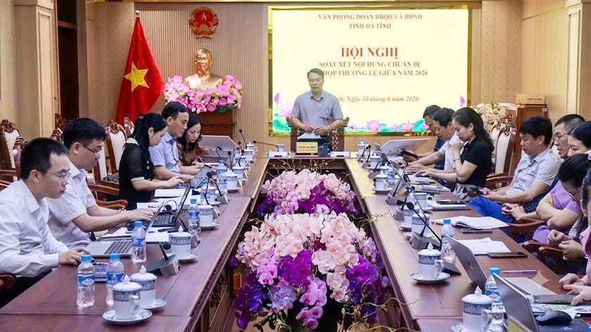 Văn phòng Đoàn ĐBQH và HĐND tỉnh họp rà soát công tác chuẩn bị  Kỳ họp thường lệ giữa năm 2026