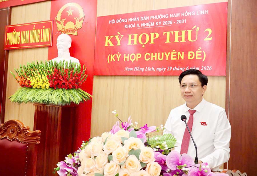 HĐND phường Nam Hồng Lĩnh quyết định thành lập, sắp xếp, tổ chức lại 25 tổ dân phố thành 10 tổ dân phố